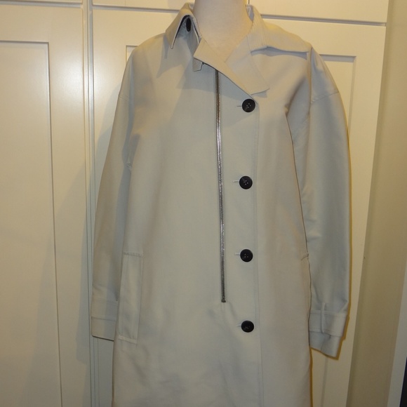 Lewit Trench Coat Cotton Blend NEW - Picture 2 of 8